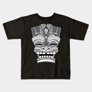 Smiling Tiki-Mask Kids T-Shirt